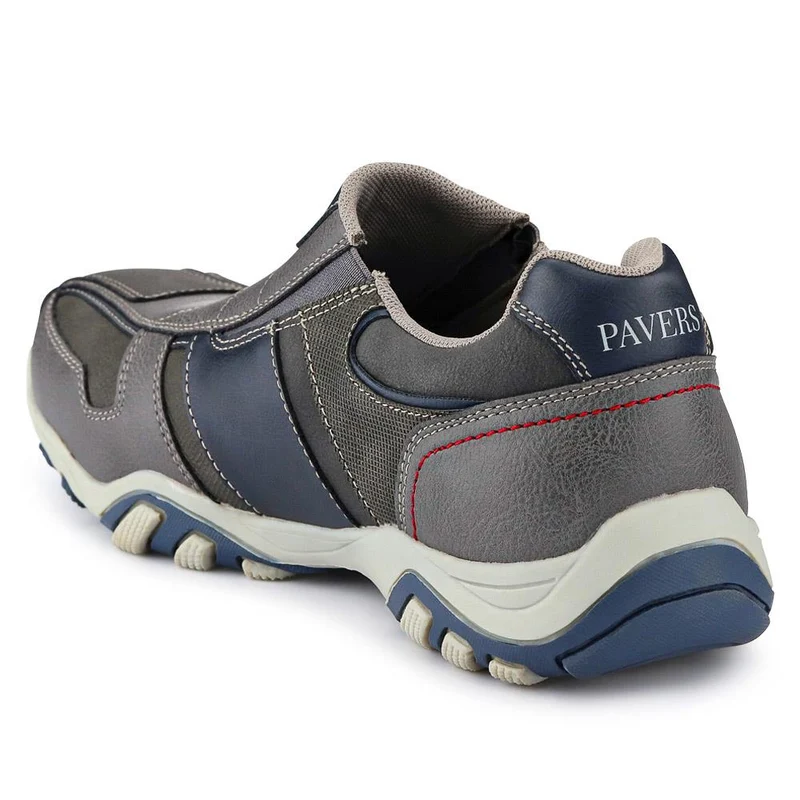 Wide Fit Slip-On Trainers - VSHI40003 / 325 701 - Dark Grey