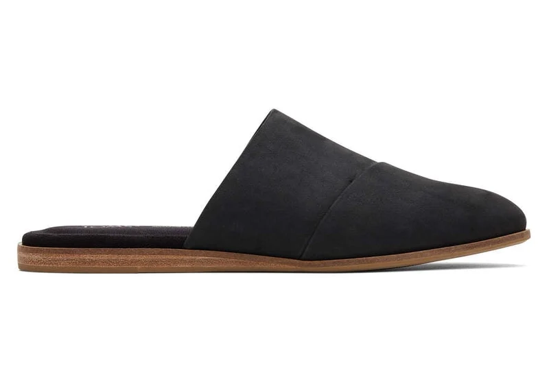 TOMS Flache Schuhe aus Jadeleder für Damen - Schwarz