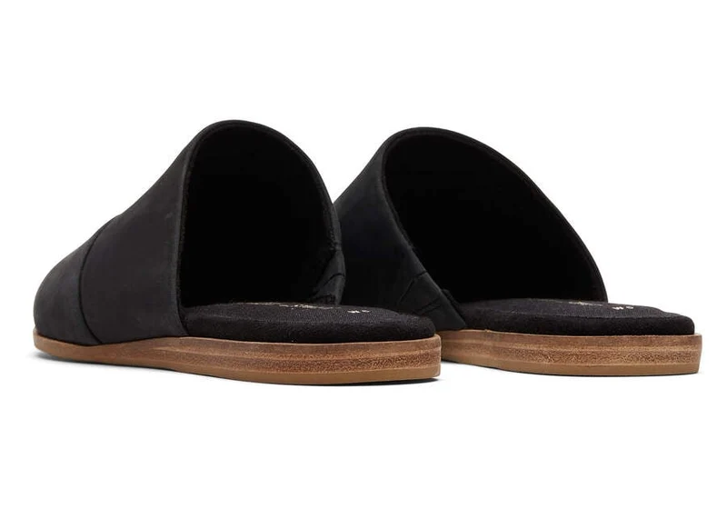 TOMS Flache Schuhe aus Jadeleder für Damen - Schwarz