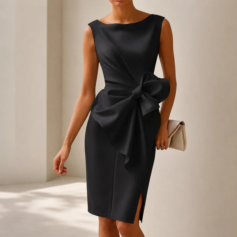 Esmee - Elegantes Minikleid mit Schleife