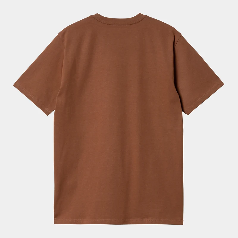 Carhartt WIP Herren-T-Shirt mit kurzen Ärmeln und Taschen – Beaver