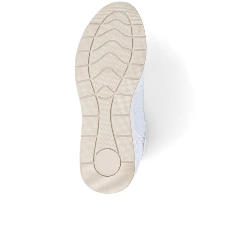 Metallic Accent Wedge Trainers - BELWOIL39019 / 325 106 - White