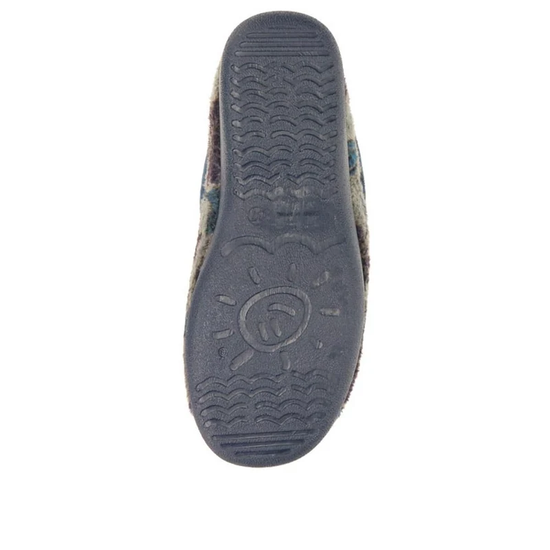 Faux-Fur Full Slippers - ANAT40001 / 325 936 - Navy