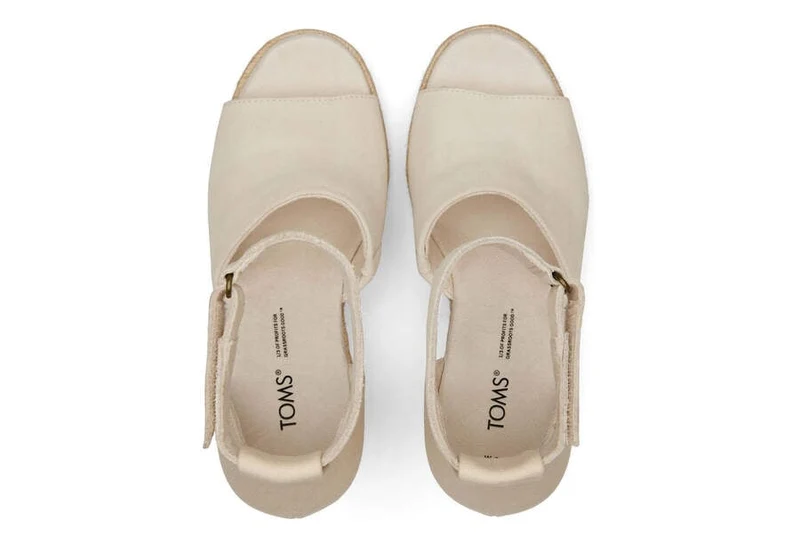 TOMS Damen Marisol Keilsandale – Beige