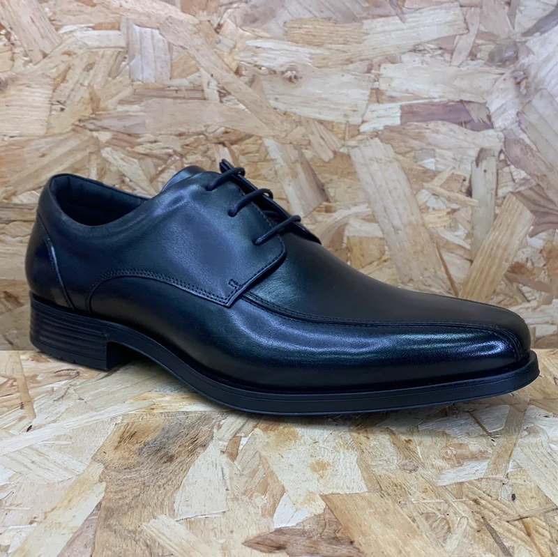 Teds Bristol Schulschuh aus glattem Leder für Kinder – Schwarz