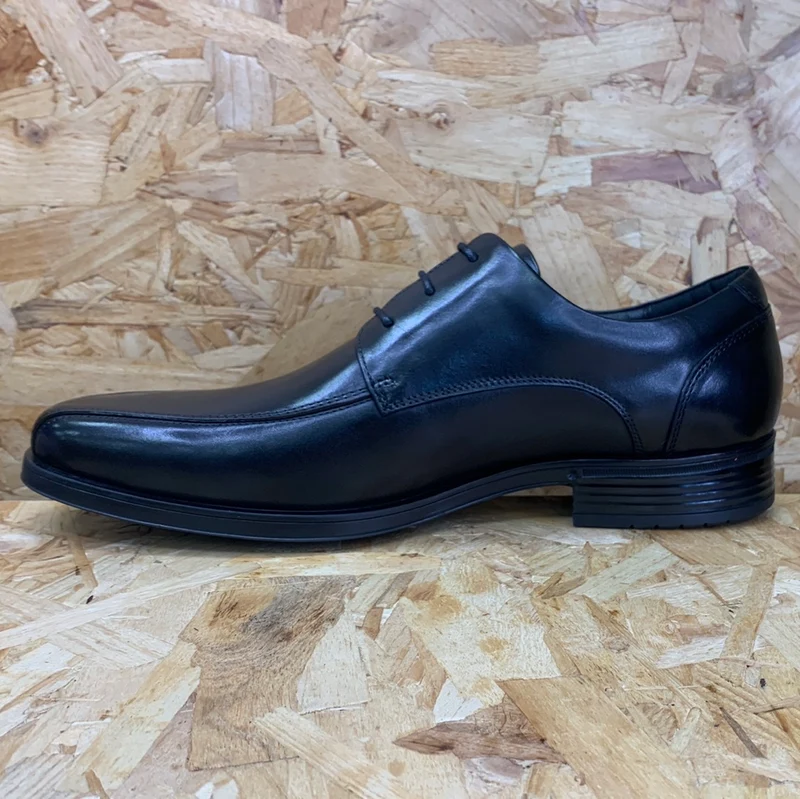 Teds Bristol Schulschuh aus glattem Leder für Kinder – Schwarz