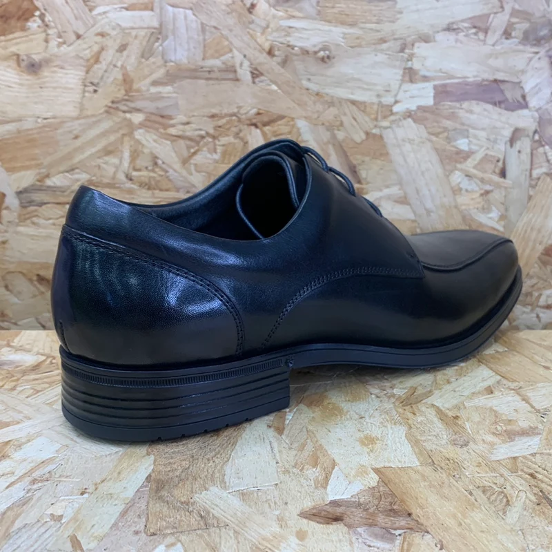 Teds Bristol Schulschuh aus glattem Leder für Kinder – Schwarz