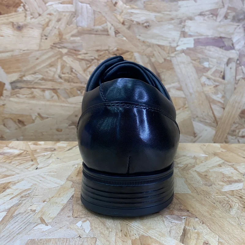 Teds Bristol Schulschuh aus glattem Leder für Kinder – Schwarz