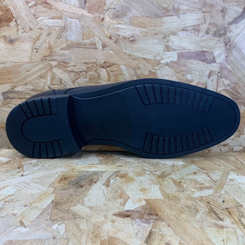 Teds Bristol Schulschuh aus glattem Leder für Kinder – Schwarz