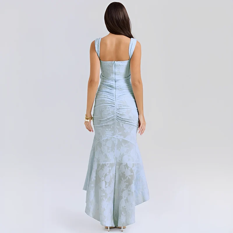Cynthia - Stilvolles Wickel-Midikleid mit Taillenband