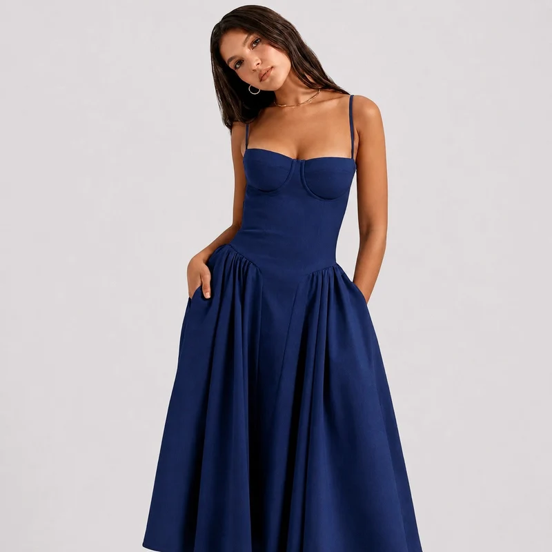 Hadley - Stilvolles Camisole-Kleid
