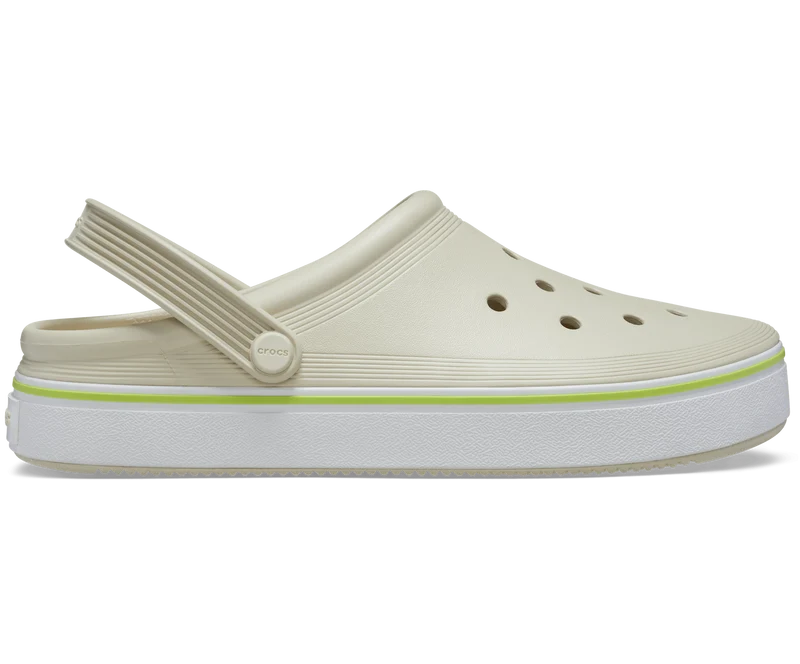 Crocs Klassischer Unisex-Off-Court-Clog – Knochen