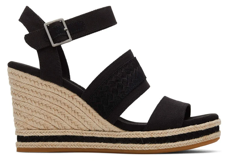 TOMS Madelyn Keilsandale für Damen – Schwarz