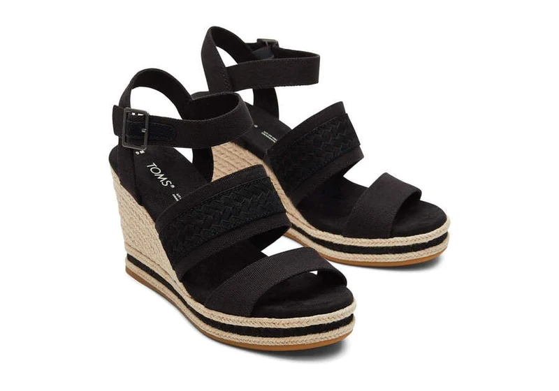 TOMS Madelyn Keilsandale für Damen – Schwarz