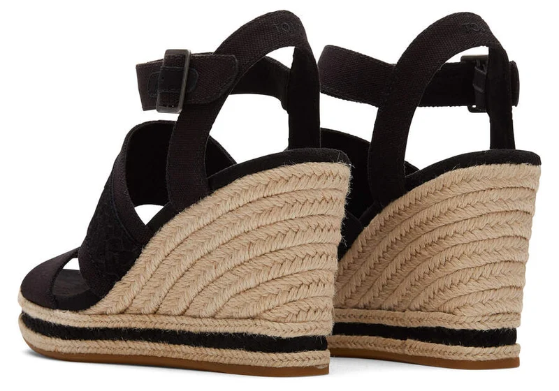 TOMS Madelyn Keilsandale für Damen – Schwarz