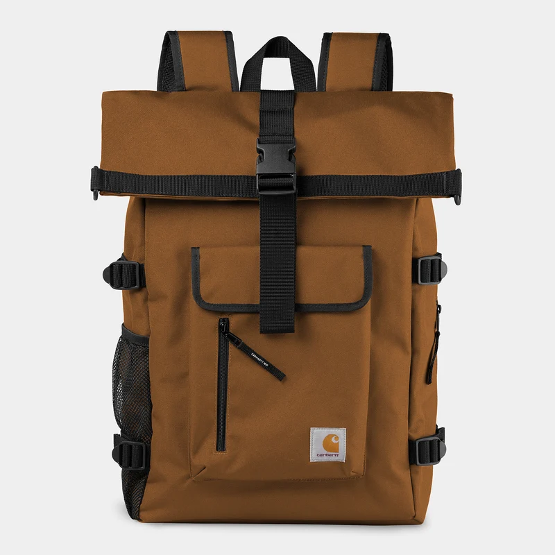Carhartt WIP Herren Philis Rucksack – Dunkelbraun (Hamilton Brown)
