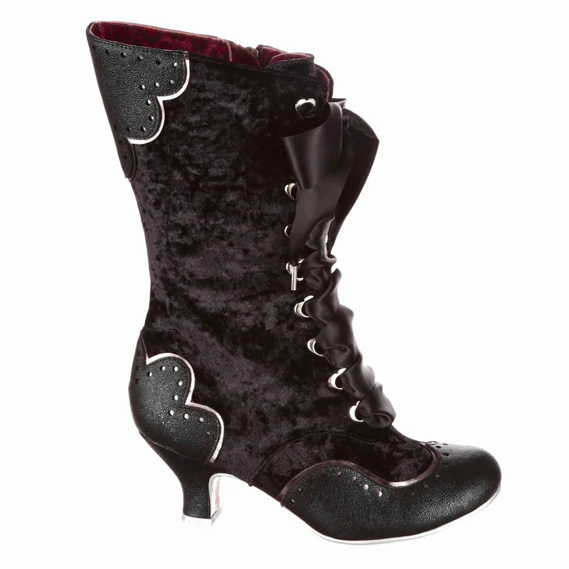 Irregular Choice Damen Chimney Smoke Stiefel – Schwarz