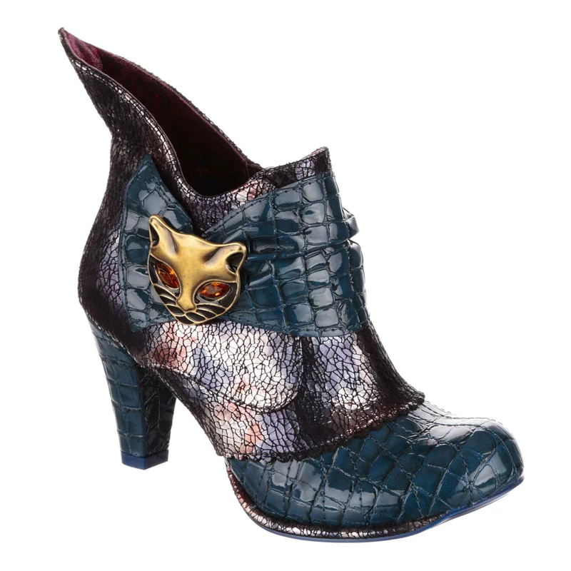 Irregular Choice Damen Miaow High Heels – Marineblau