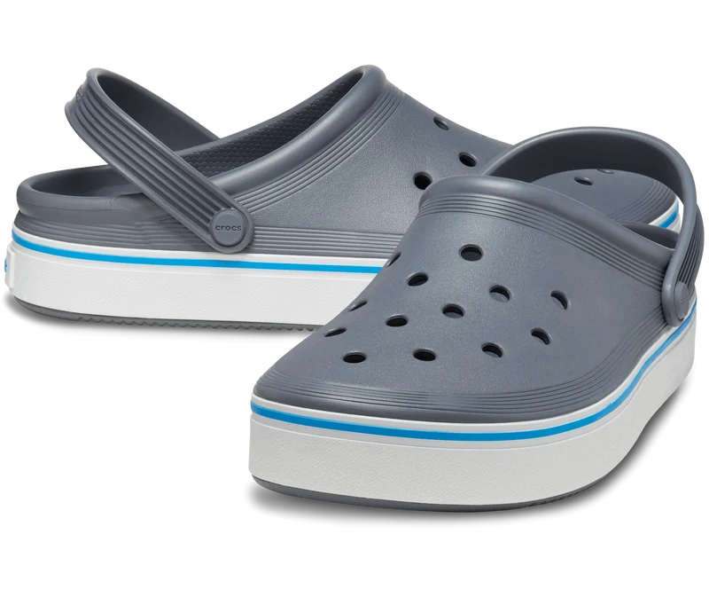 Crocs Klassischer Unisex-Off-Court-Clog – Anthrazit