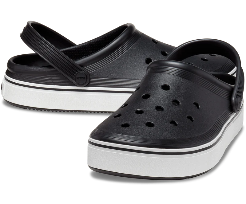 Crocs Klassischer Unisex-Off-Court-Clog – Schwarz