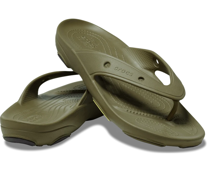 Crocs Unisex-All-Terrain-Flip-Flop – Aloe