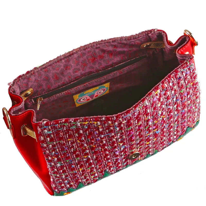 Irregular Choice Cheeky Chap Bag für Damen – Rot