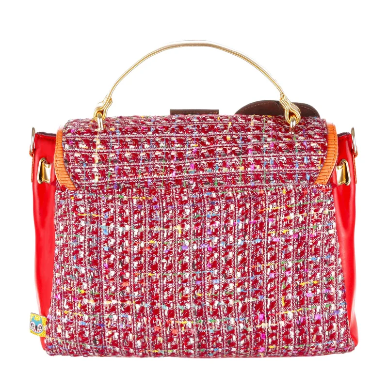 Irregular Choice Cheeky Chap Bag für Damen – Rot