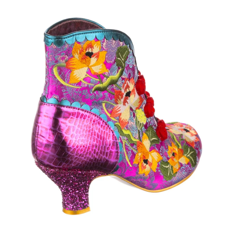 Irregular Choice Lotus Eater High Heels für Damen - Fuchsia