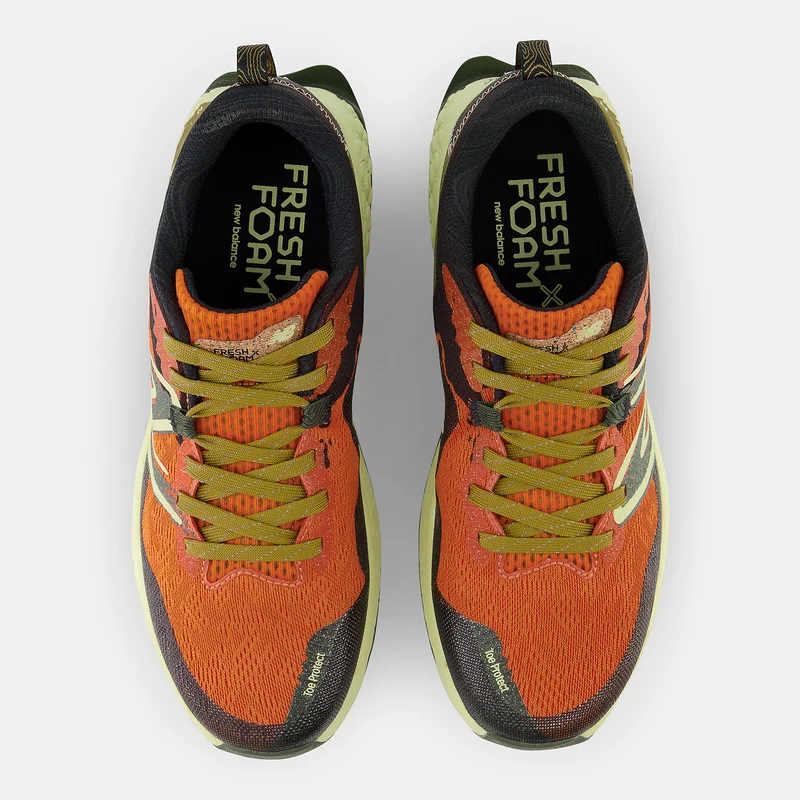 New Balance Herren Fresh Foam X Hierro v7 Trainer – Orange / Oliv