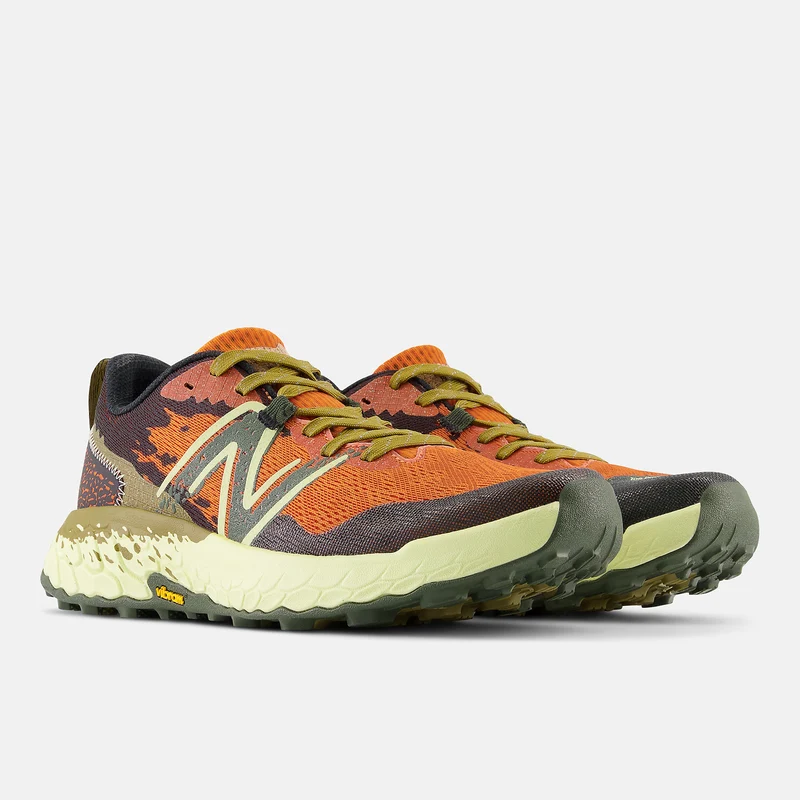 New Balance Herren Fresh Foam X Hierro v7 Trainer – Orange / Oliv