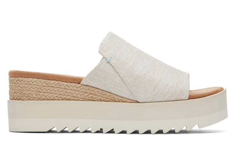 TOMS Damen Diana Mule Sandale – Natürliche Garnfärbung