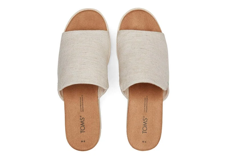 TOMS Damen Diana Mule Sandale – Natürliche Garnfärbung