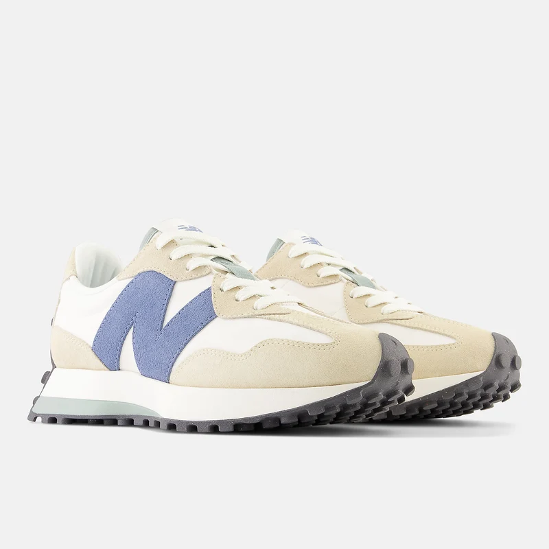 New Balance Damen-Sneaker 327 Fashion – Weiß / Beige / Blau