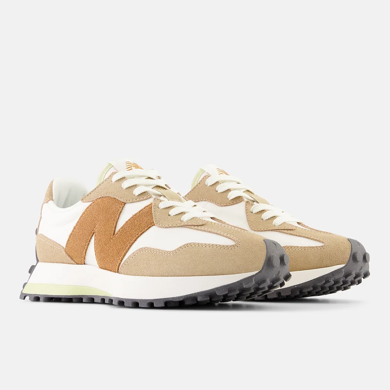New Balance Damen 327 Fashion Trainer – Weiß / Beige