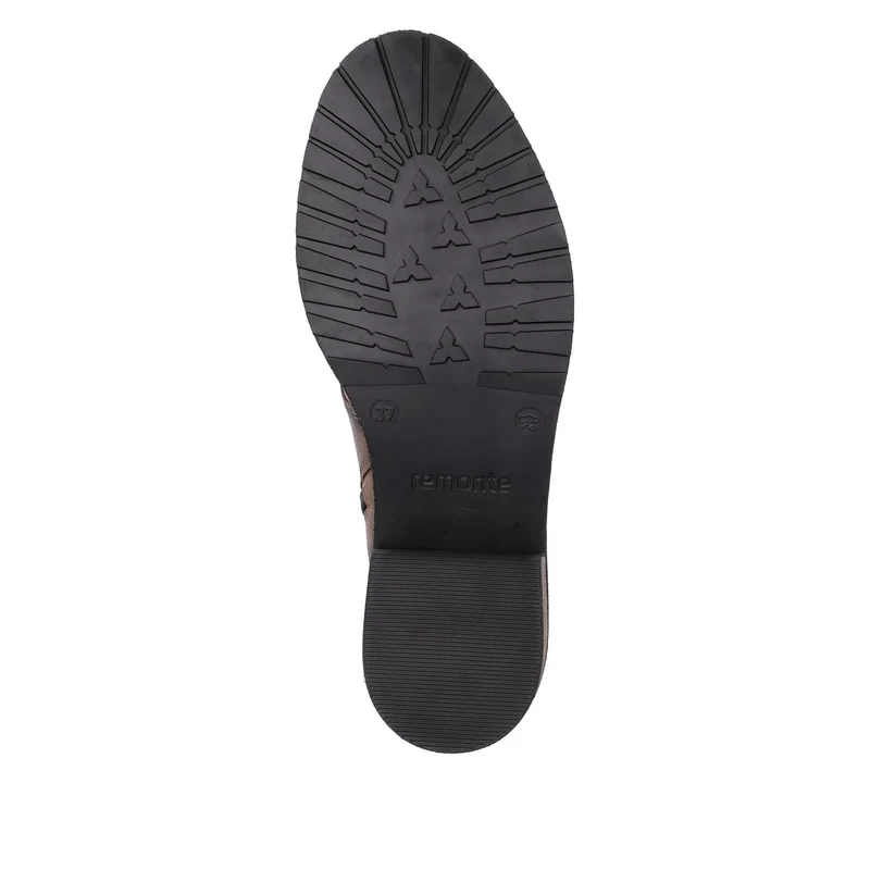 Remonte Damen-Stiefelette „Elle“ aus Leder – Braun