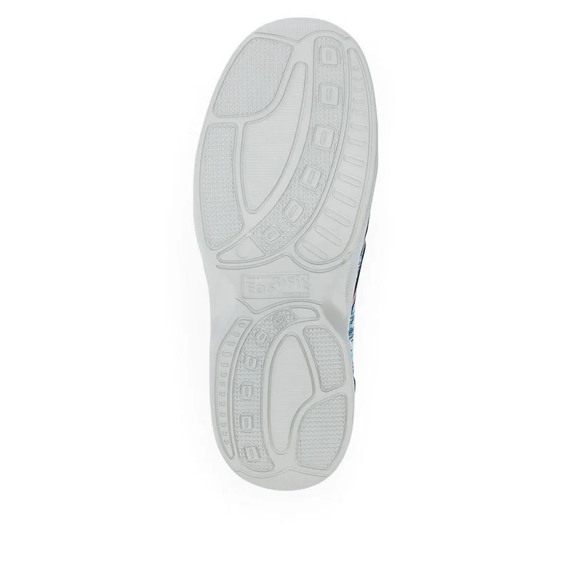 Extra Wide Bungee Lace Trainers - BIYANKA / 325 098 - Denim