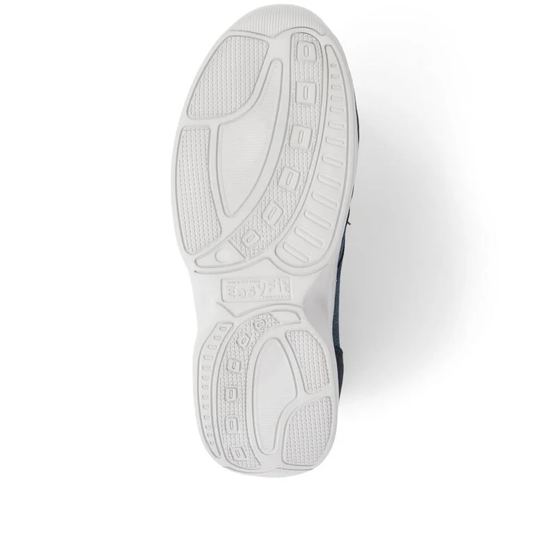Extra Wide Bungee Lace Trainers - BIYANKA / 325 098 - Navy