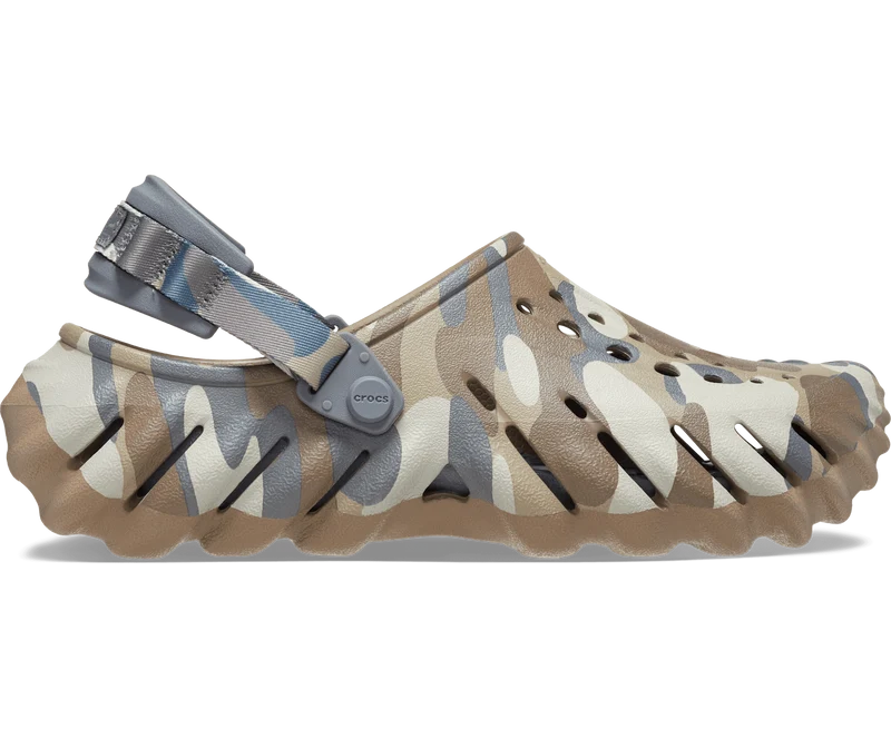 Crocs Unisex Echo Camo Redux Clog – Anthrazit