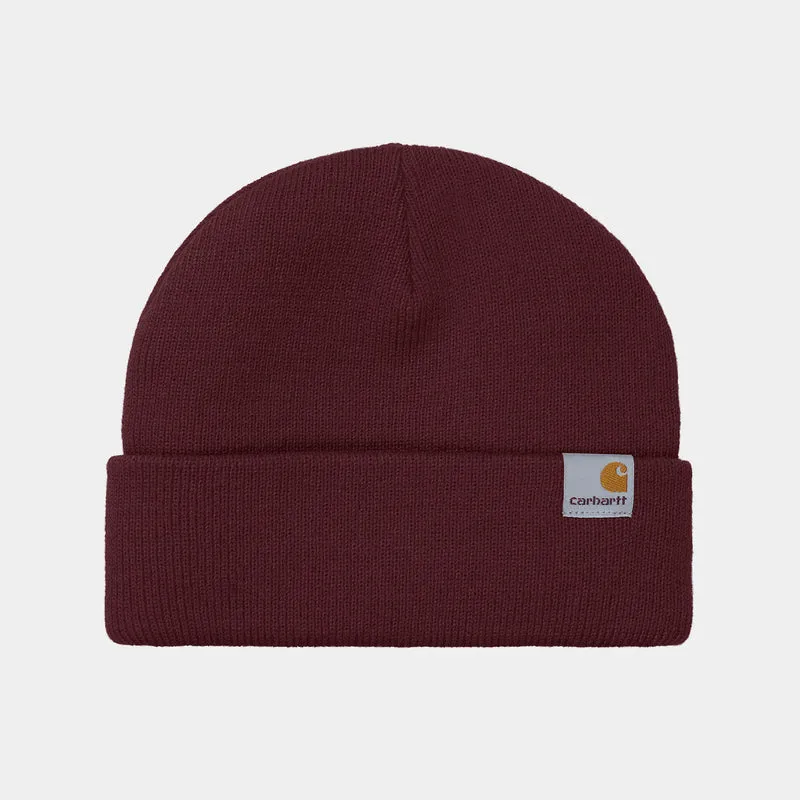 Carhartt WIP Unisex Stratus Low Beanie – Amarone