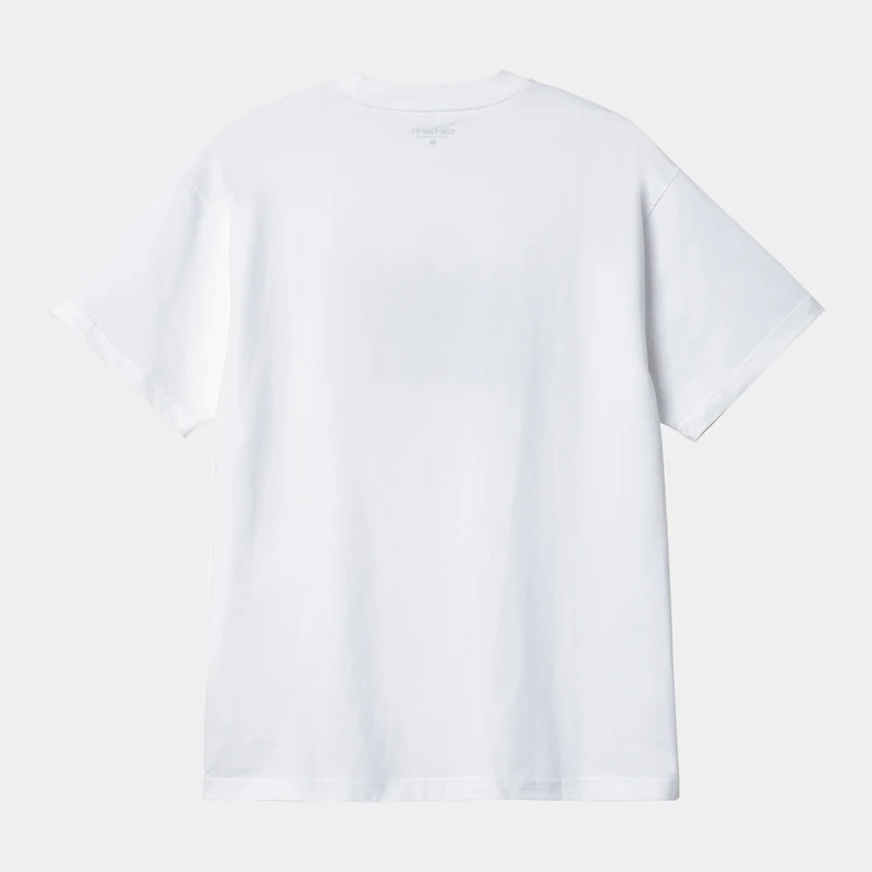 Carhartt WIP Herren Built Organic T-Shirt – Weiß