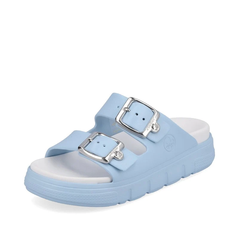 Rieker Damenmode-Sandale – Blau