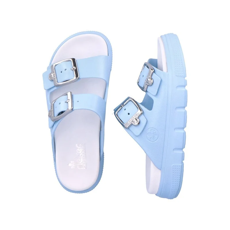 Rieker Damenmode-Sandale – Blau