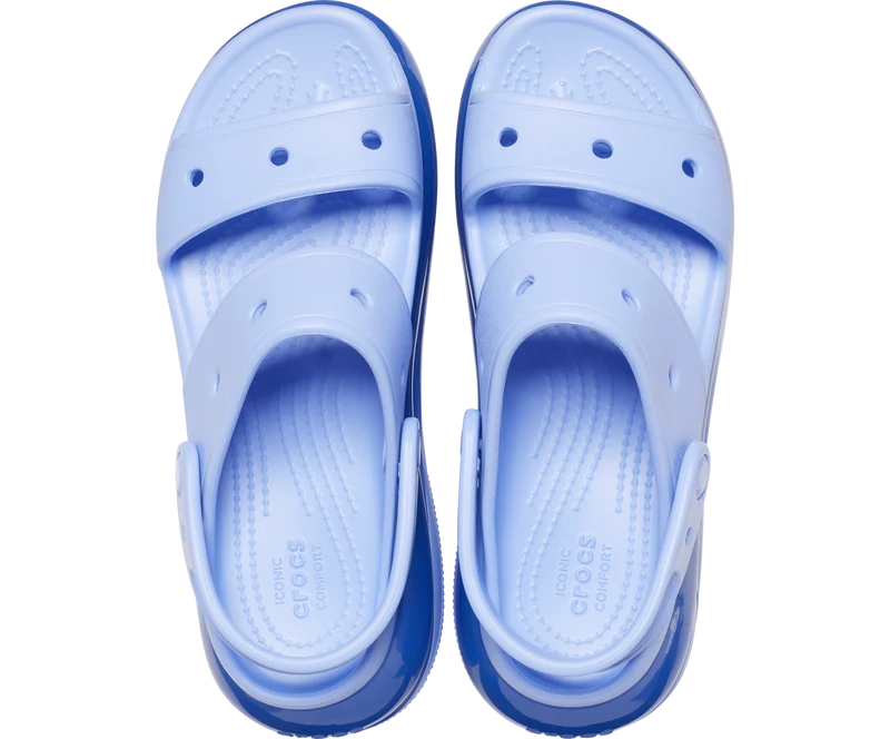 Crocs Unisex Mega Crush Sandale – Moon Jelly