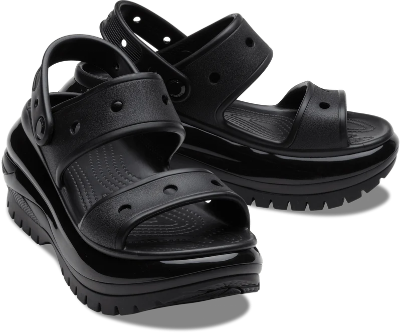 Crocs Unisex Mega Crush Sandale – Schwarz