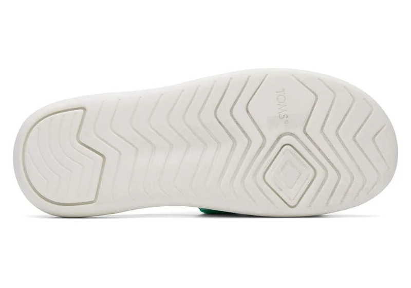 TOMS Alpargata Mallow Terry Slide für Damen - Farngrün