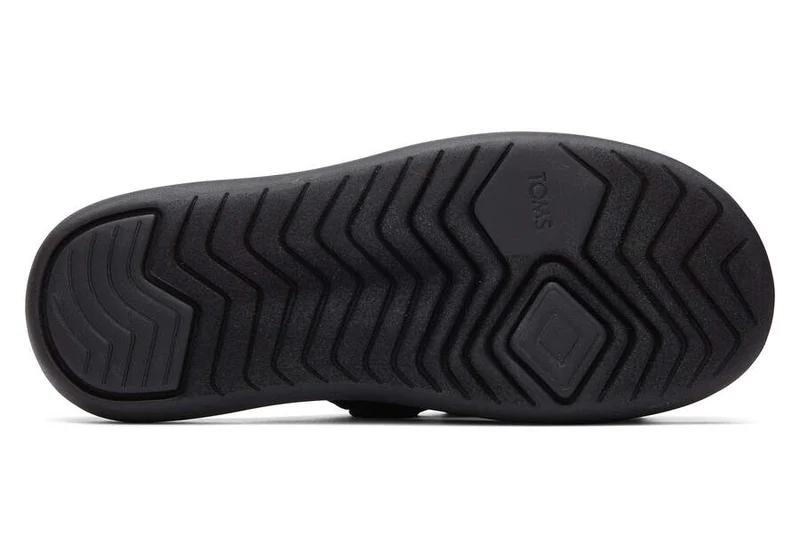 TOMS Alpargata Mallow Crossover Knotted Slide für Damen - Schwarz