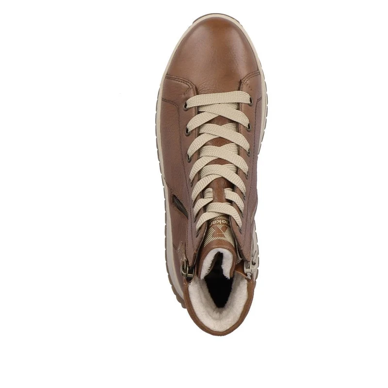 Rieker Damen Revolution Leather Sport Lederstiefelette – Braun