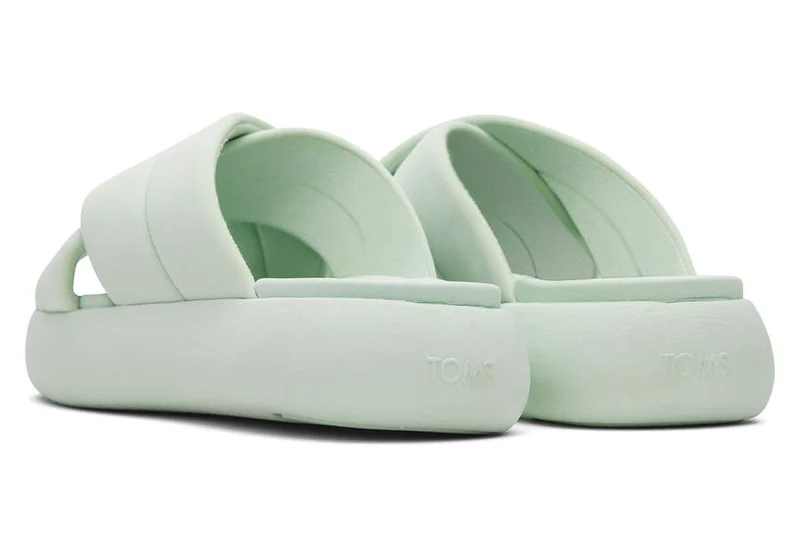 TOMS Damen Alpargata Mallow Crossover Repreve Slide - Mintgrün