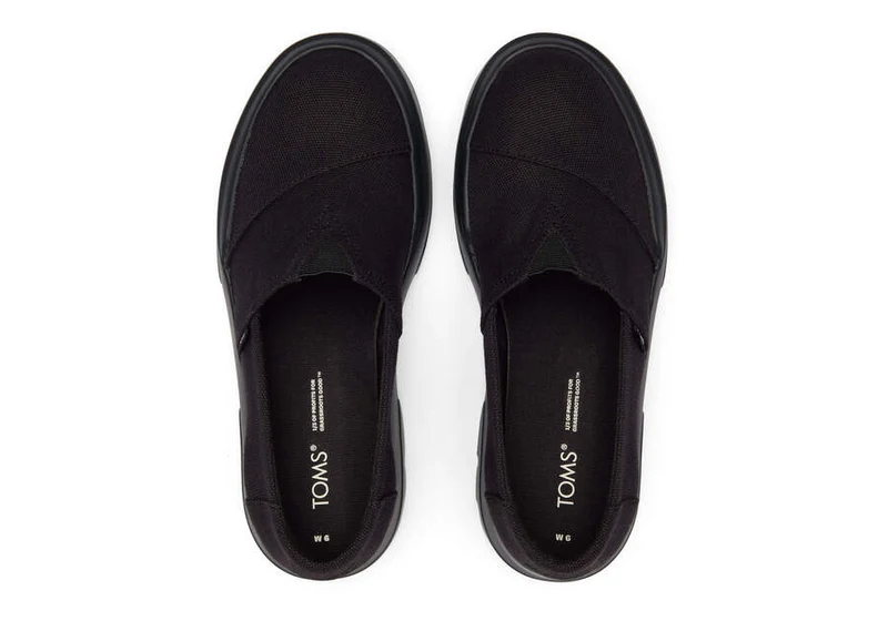 TOMS Alpargata Combat Low-Schuhe für Damen – Schwarz