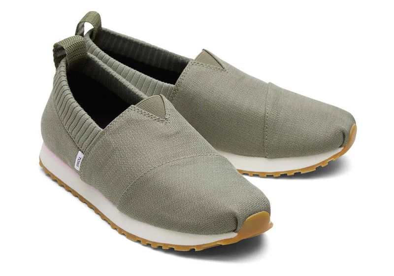 TOMS Alpargata Resident Eco-Trainer für Damen – Vetivergrau